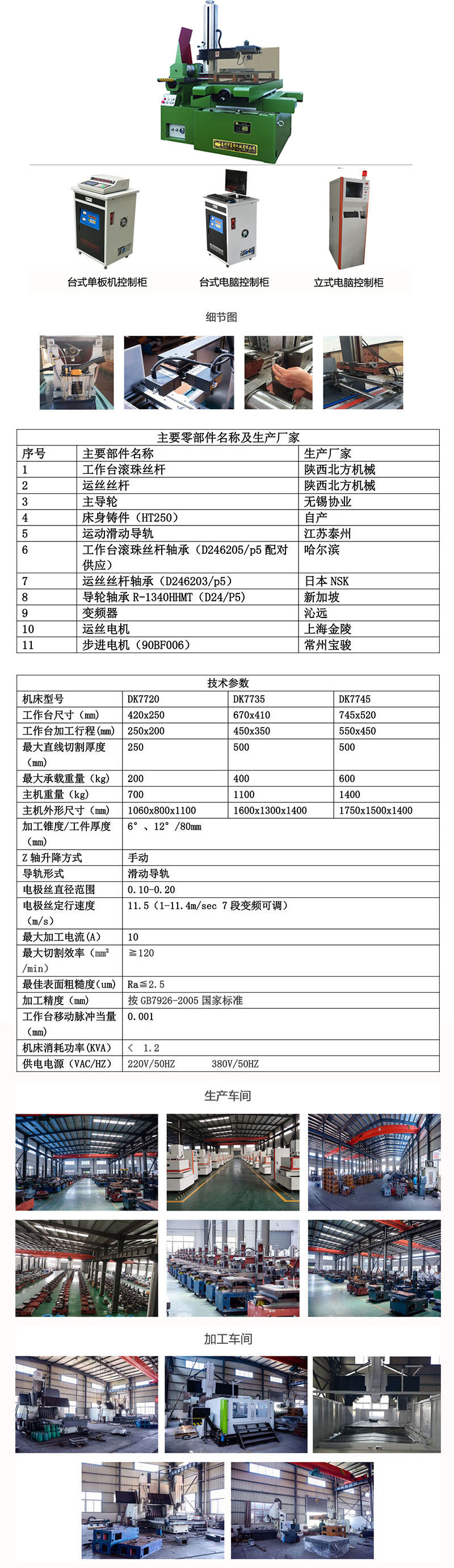 快走絲，DK7745快走絲線切割機(jī)床2